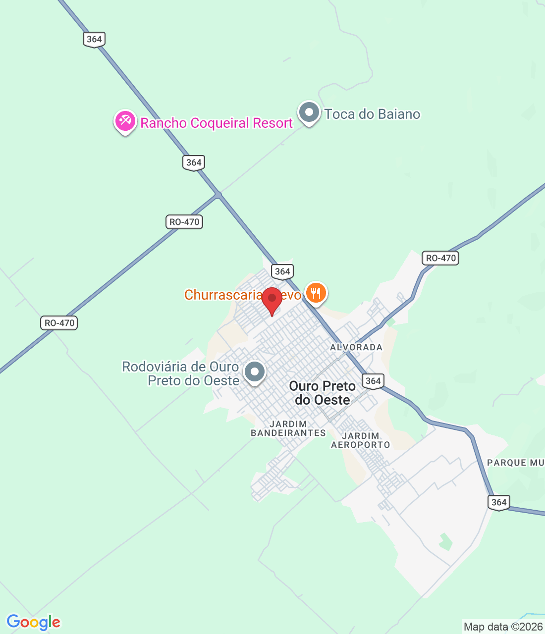 R. Ouro Preto do Oeste - Ouro Preto do Oeste, RO, 76920-000, Brasil