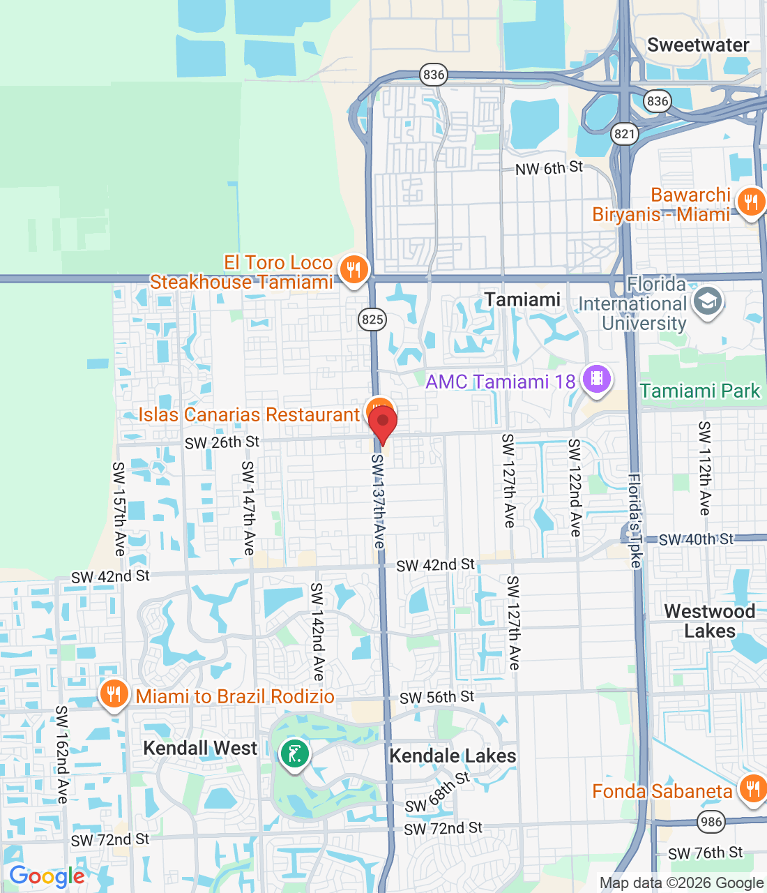 2721 SW 137th Ave suite 118, Miami, FL 33175, USA