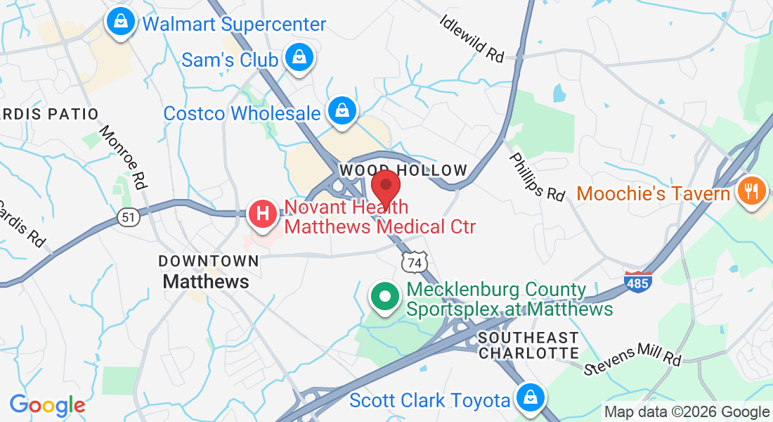 10931 E Independence Blvd STE S, Matthews, NC 28105, USA