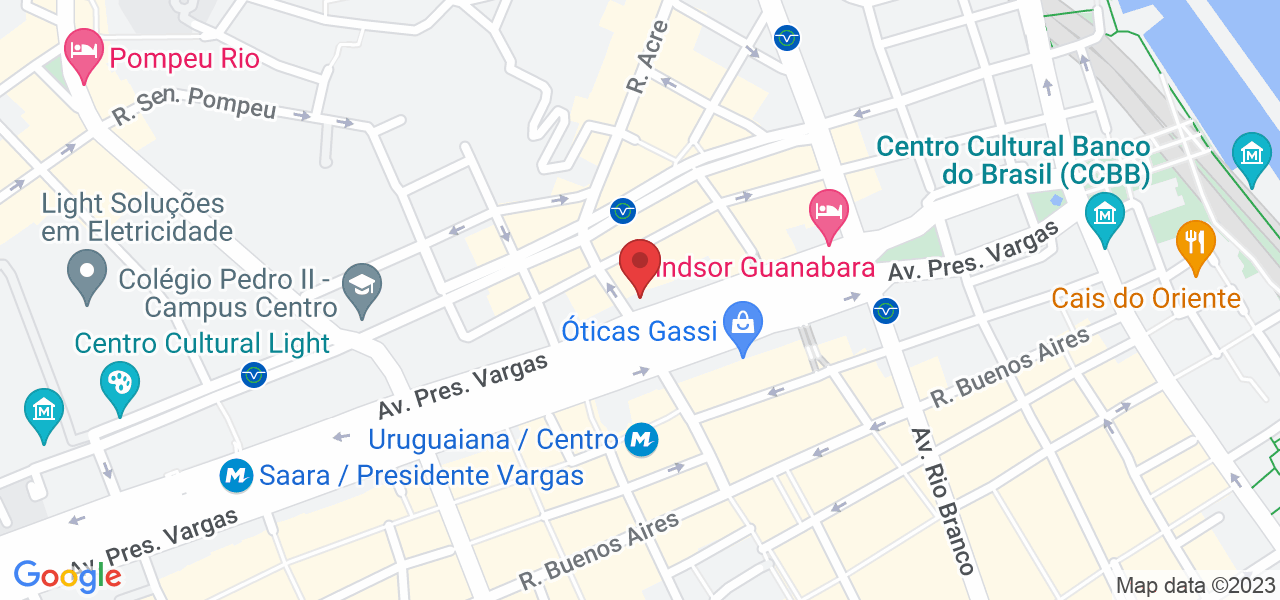 Av. Pres. Vargas, 590 - Sl 1303 - Centro, Rio de Janeiro - RJ, 20071-000, Brasil