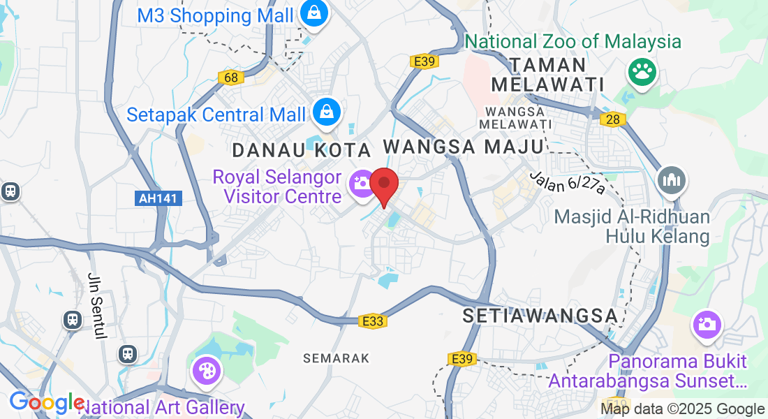 15, Jln Seri Rejang 1, Taman Sri Rampai, 53300 Kuala Lumpur, Wilayah Persekutuan Kuala Lumpur, Malaysia