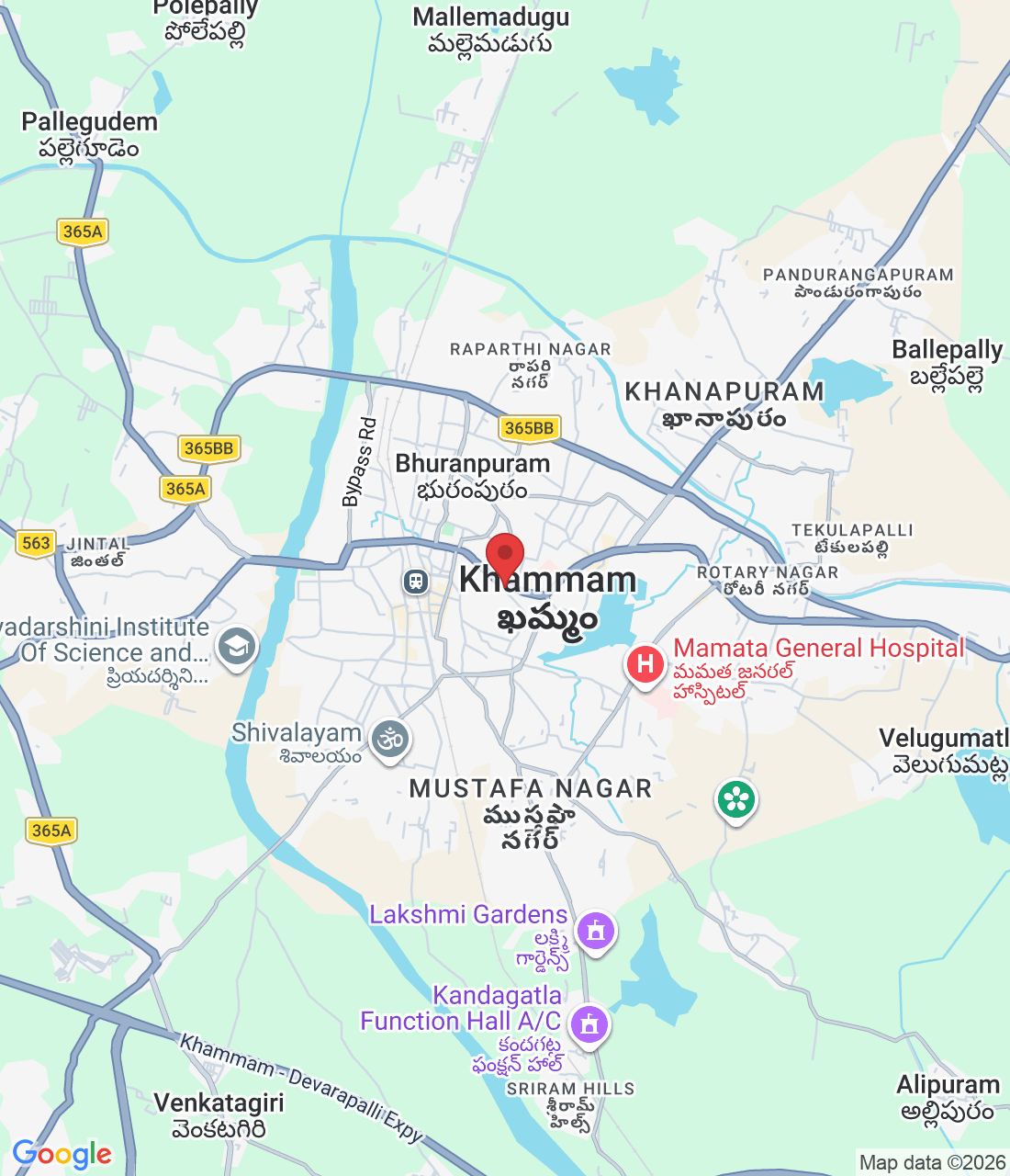 HN 9/4/224/A, Khabza Bazar, Nizampet, Khammam, Telangana 507001, India