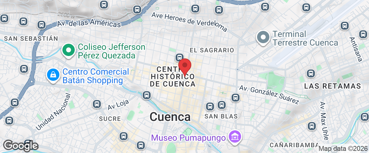 Luis Cordero 9-55 entre bolívar y, C. Gran Colombia, Cuenca, Ecuador