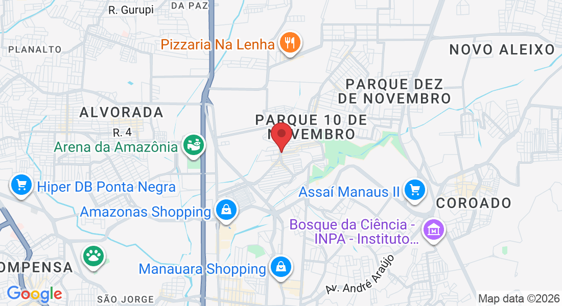 R. do Comercio, 23 - Parque Dez de Novembro, Manaus - AM, 69055-000, Brasil