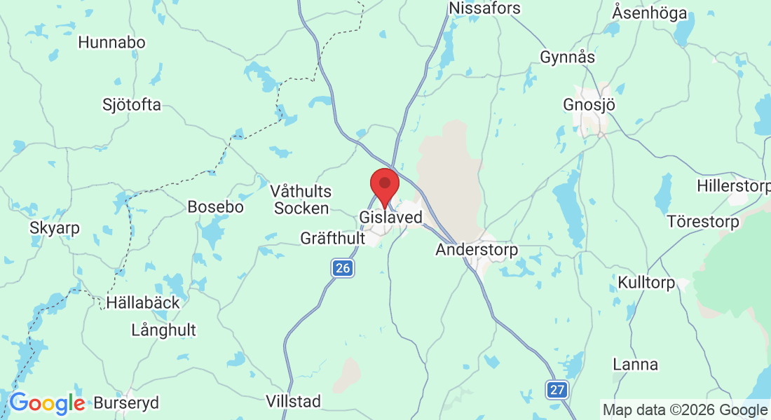 Södra Storgatan 4, 332 32 Gislaved, Sverige