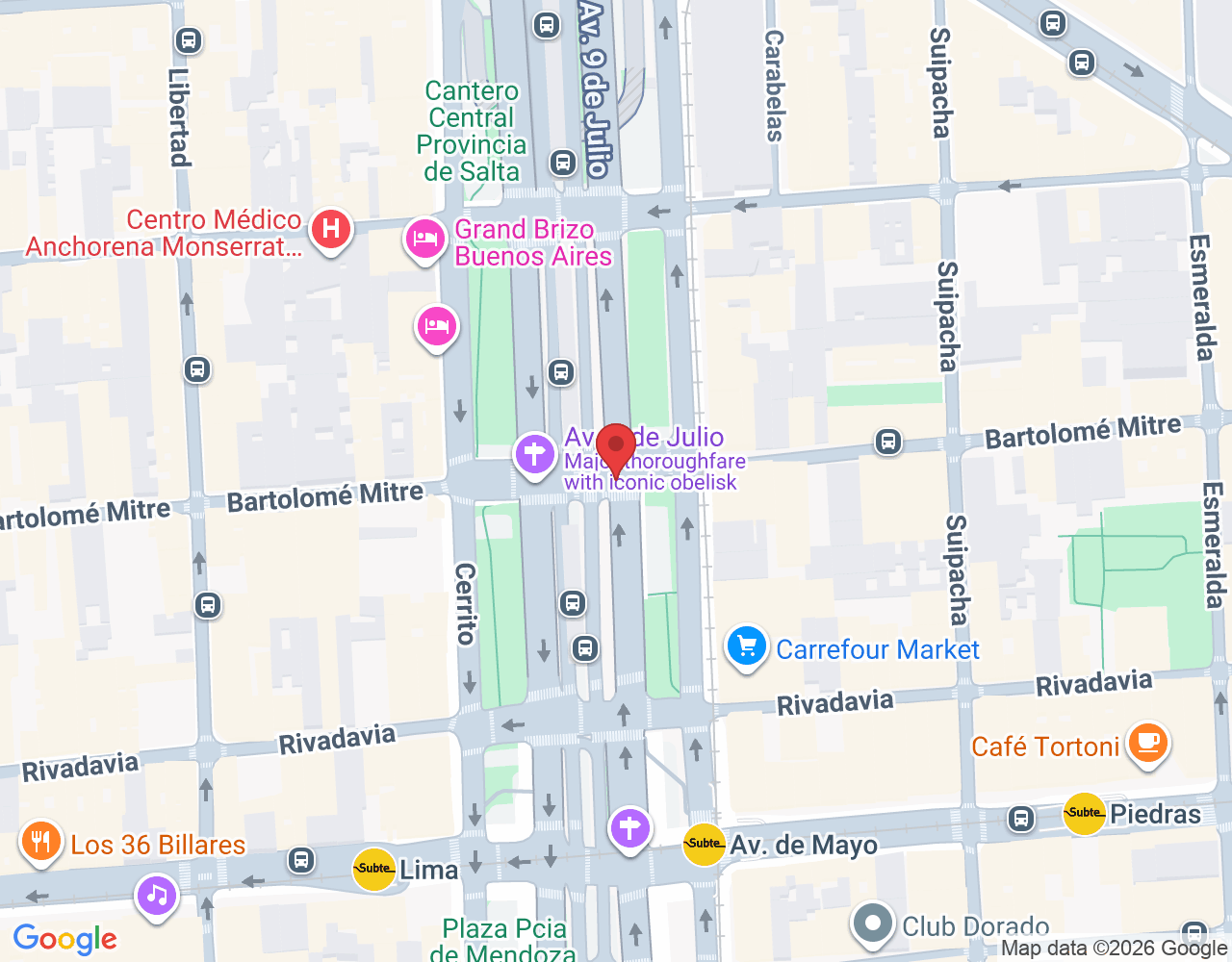 Av. 9 de Julio, Cdad. Autónoma de Buenos Aires, Argentina