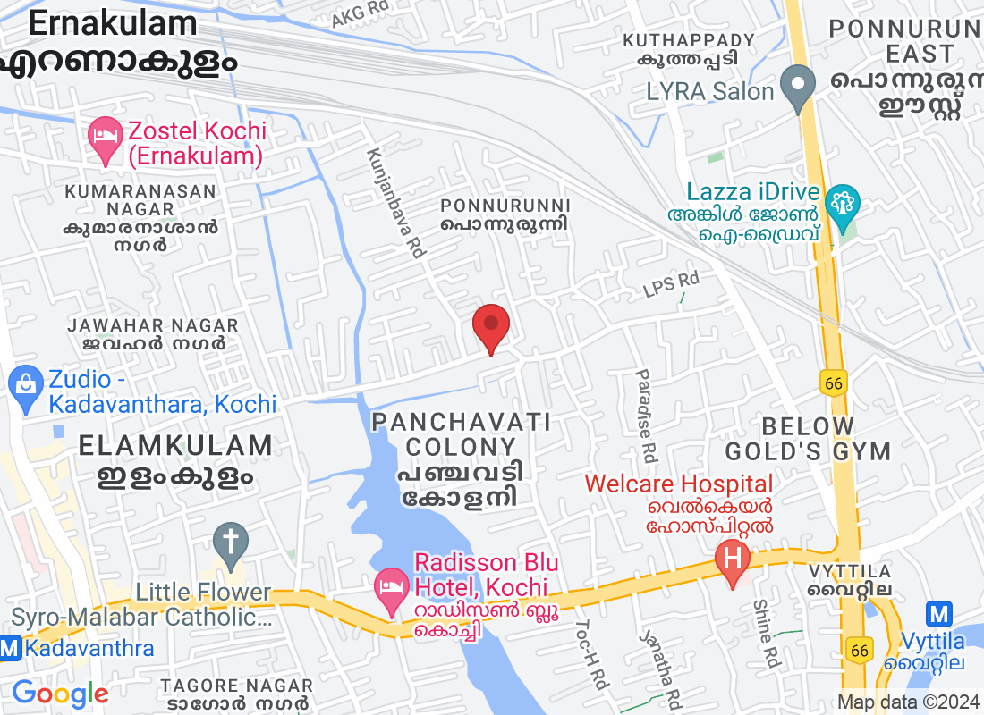 3rd Floor, Chakkalakkal Square, Chettichira, Subhash Chandra Bose Rd, Vyttila, Ernakulam, Kochi, Kerala 682019, India