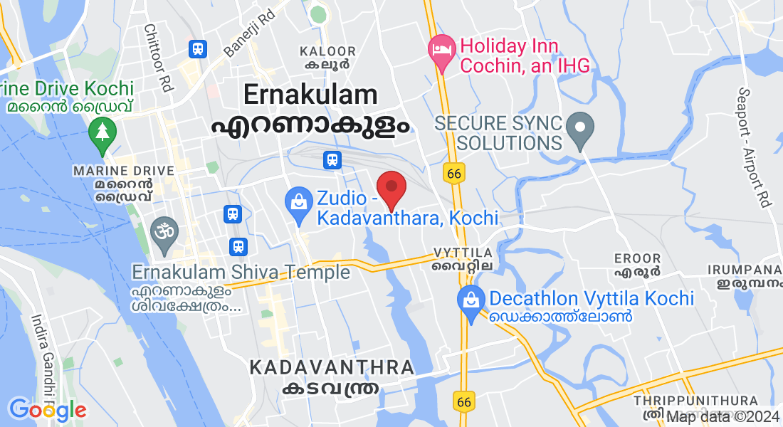 X8F5+CV8, Vyttila, Kochi, Kerala 682020, India