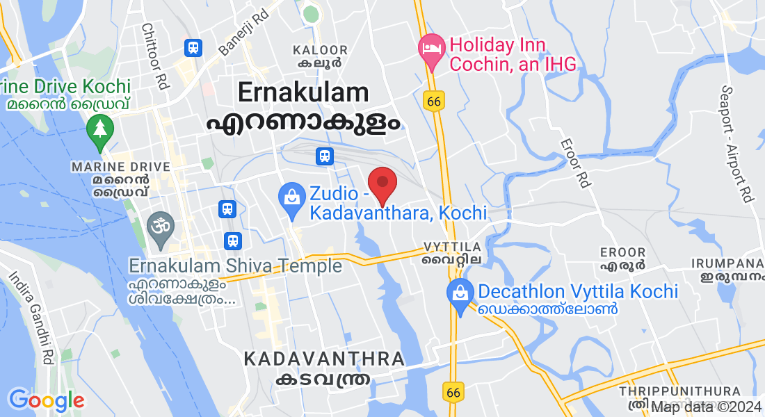 X8F5+CV8, Vyttila, Kochi, Kerala 682020, India