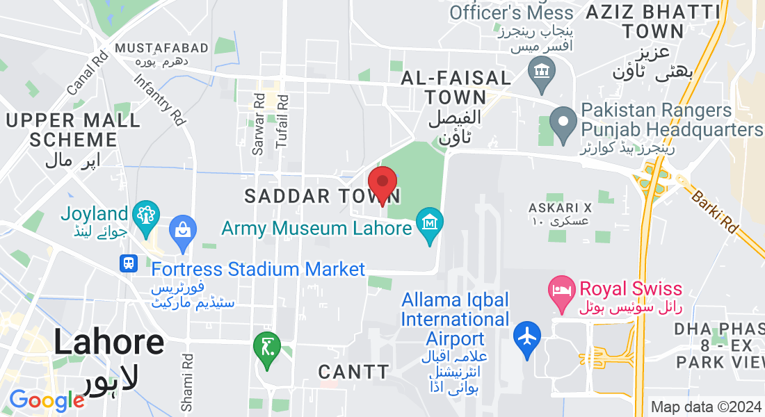 Garrison Golf and Country Club, Saddar Town, Lahore, Punjab 54810, Pakistan