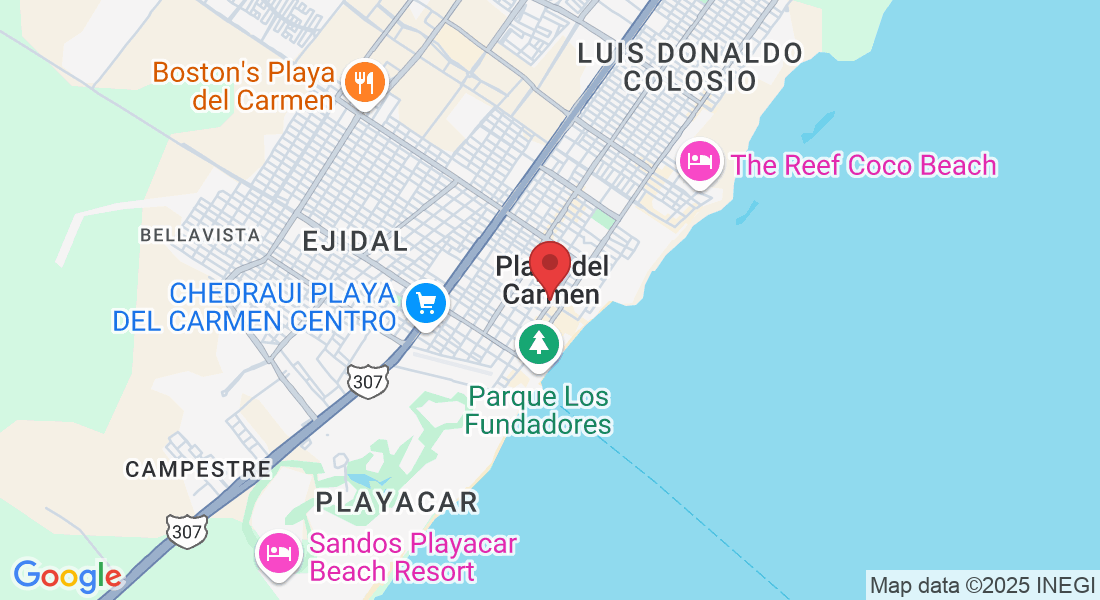 15 Avenida Norte Calle 10 Norte esquina, Centro, 77710 Playa del Carmen, Q.R., México