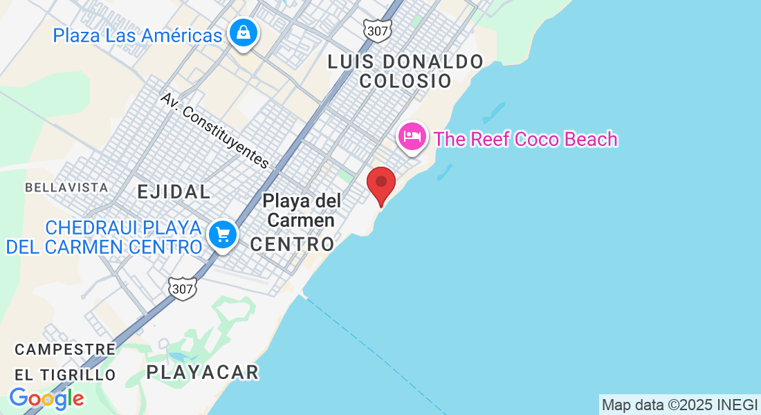Calle 28 Nte MZ.10-LT.8, Centro, 77710 Playa del Carmen, Q.R., México