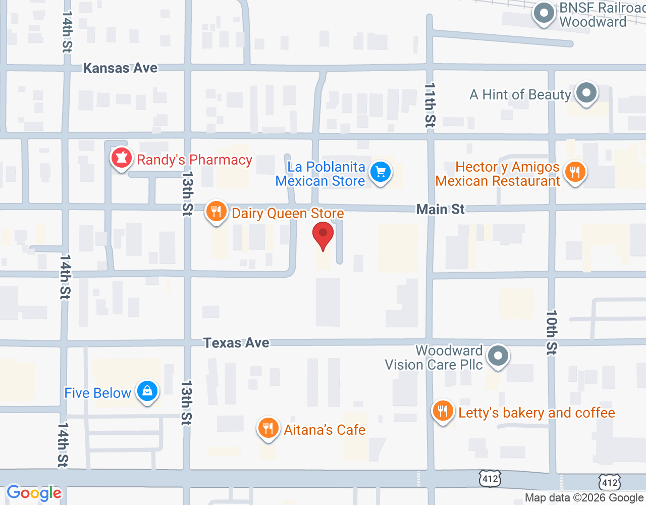 1123 Main St, Woodward, OK 73801, USA