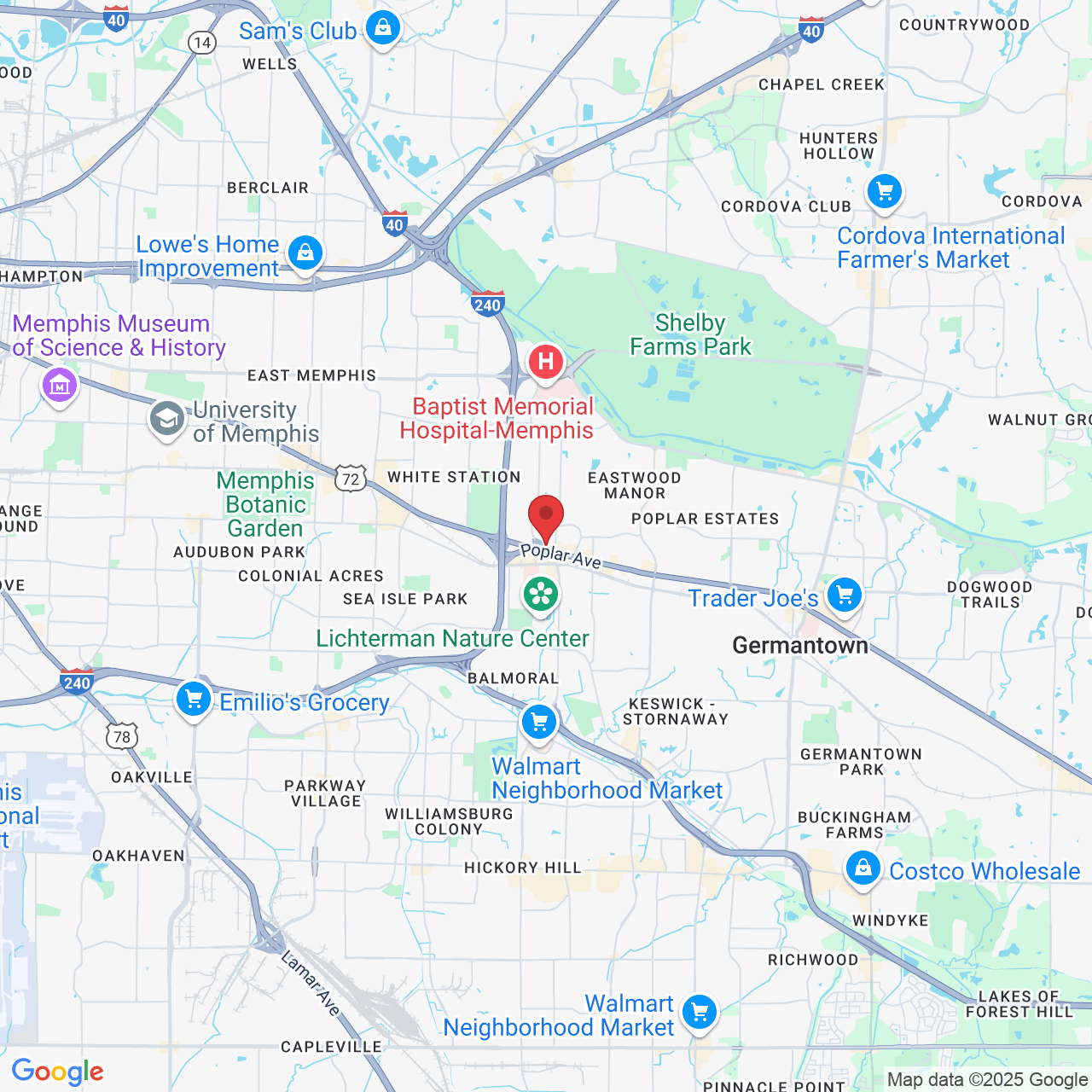 6000 Poplar Ave suite 250, Memphis, TN 38119, USA
