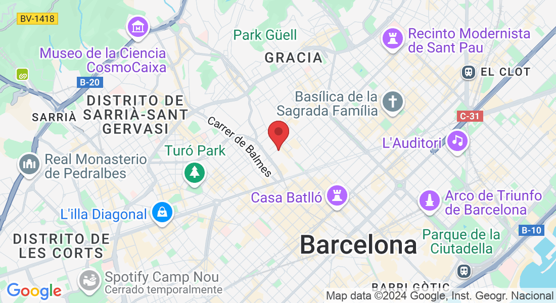 Travessera de Gràcia, 108, Gràcia, 08012 Barcelona, Spain