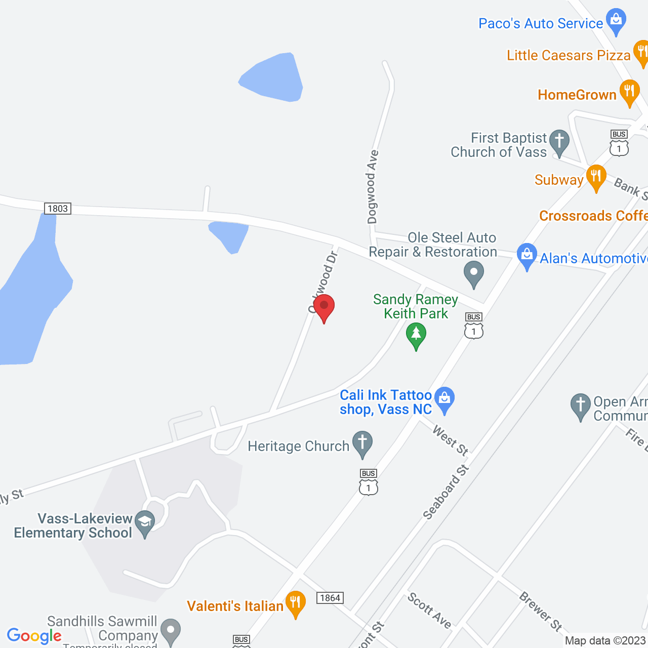 237 Oakwood Dr, Vass, NC 28394, USA