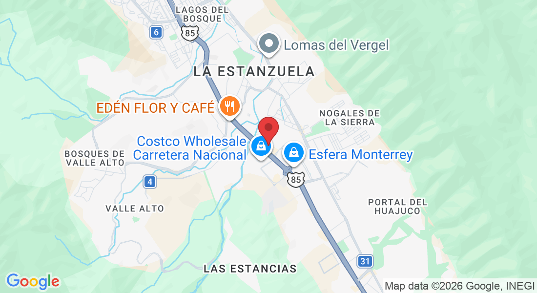 Carr Nacional No. 5002, Villas La Rioja, 64988 Monterrey, N.L., México