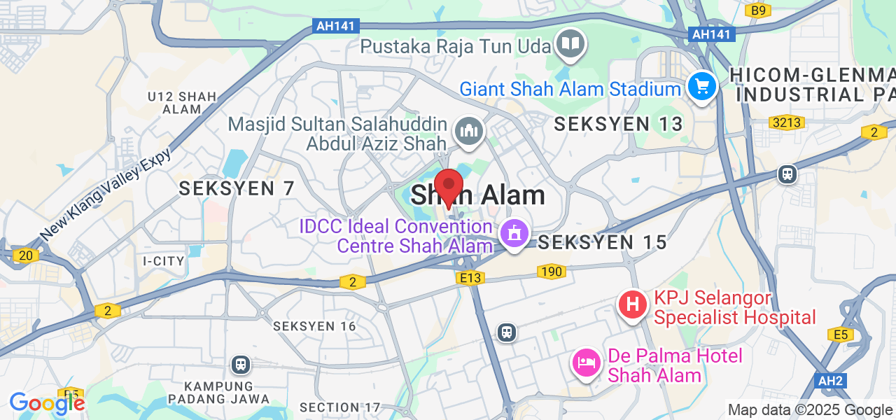 3rd floor,14, 9, Jalan Perbadanan, Seksyen 14, 40000 Shah Alam, Selangor, Malaysia