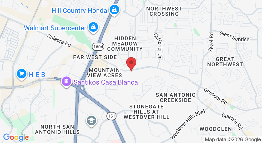 10154 Culebra Rd, San Antonio, TX 78251, USA