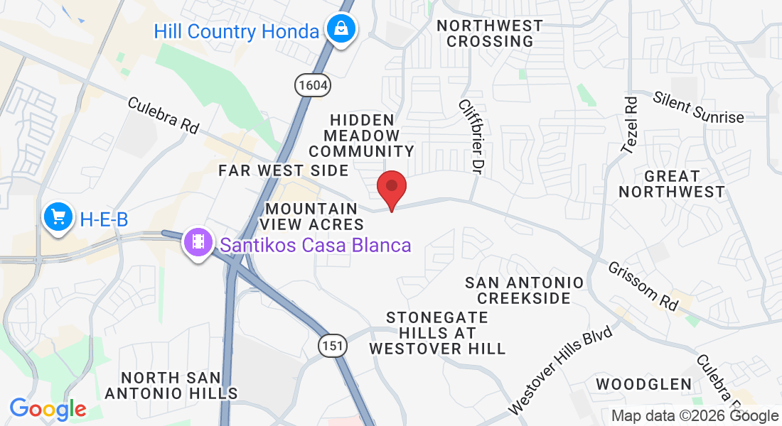 10154 Culebra Rd, San Antonio, TX 78251, USA