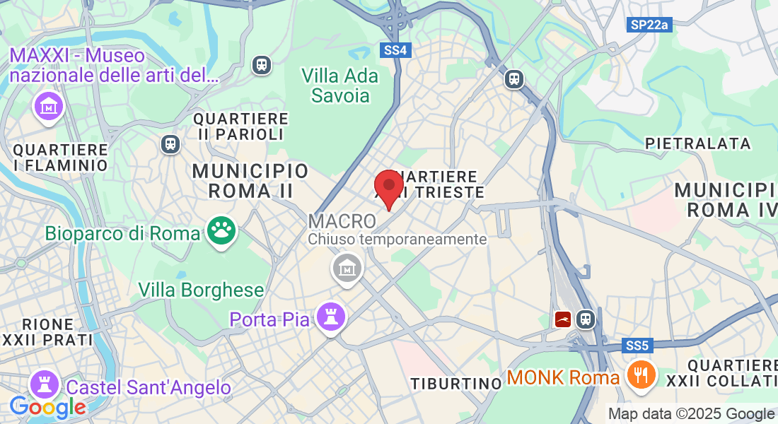 Via Chiana, 110a, 00198 Roma RM, Italia
