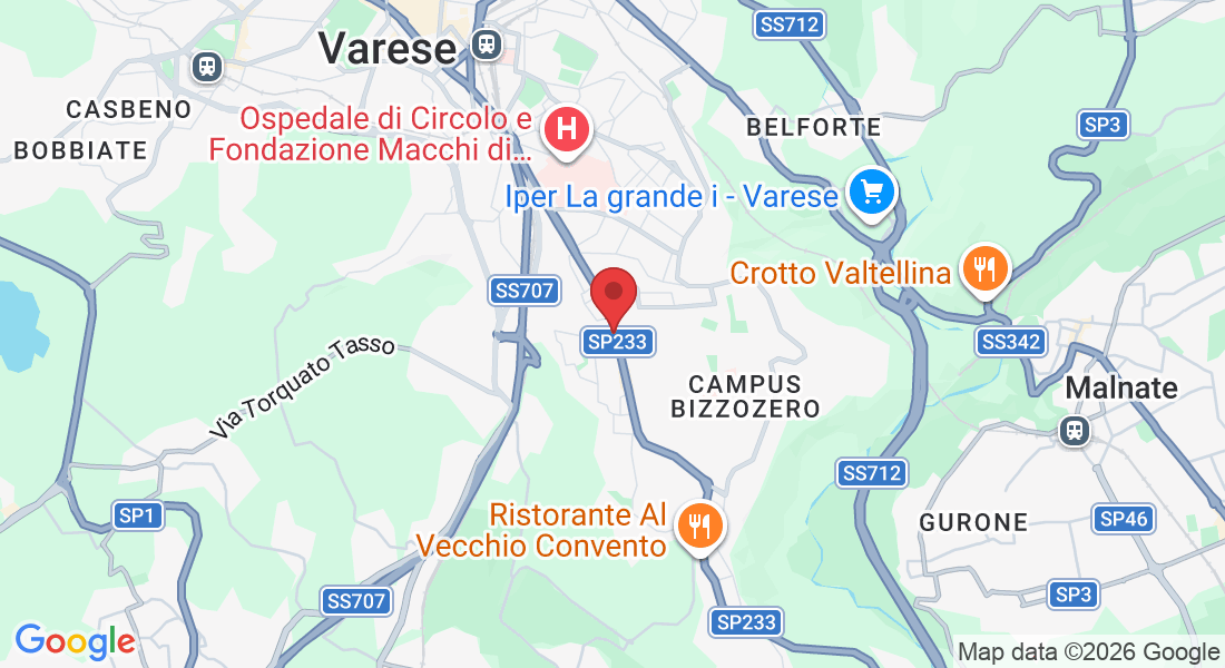 Viale Luigi Borri, 128 a, 21100 Varese VA, Italia