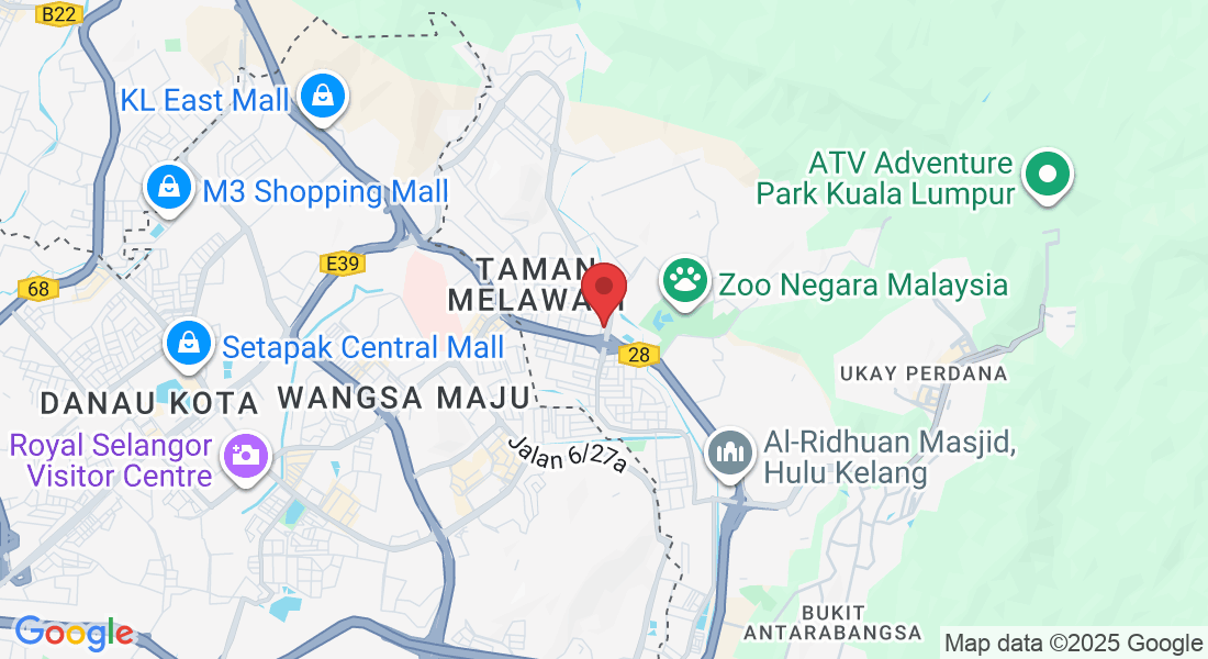1, Jln Bandar Melawati, Taman Melawati, 53100 Kuala Lumpur, Selangor, Malaysia