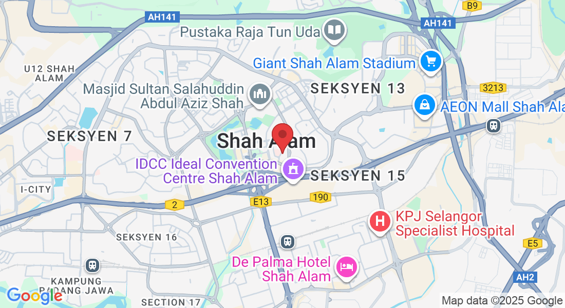 1, Jalan Ikhtisas, Seksyen 14, 40000 Shah Alam, Selangor, Malaysia