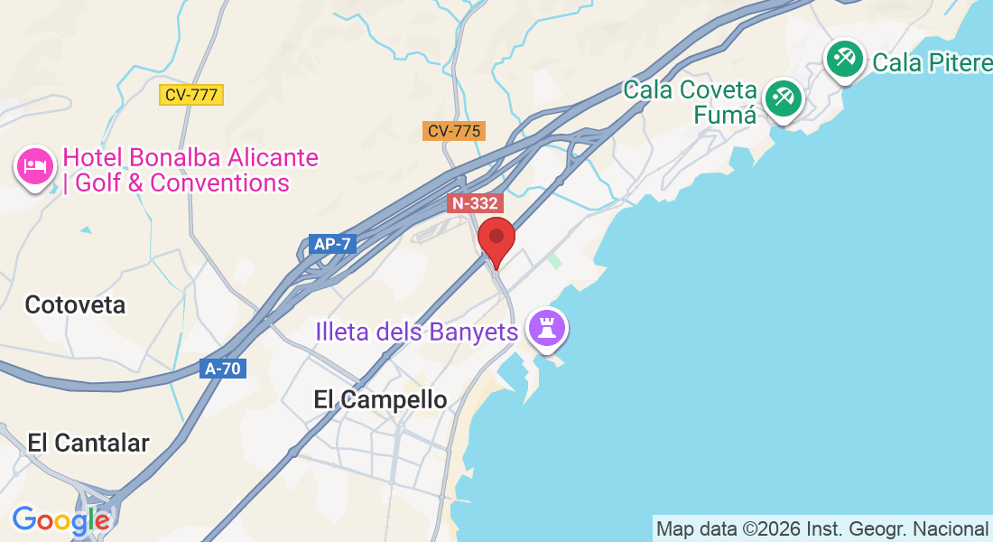 Carrer de Muro, 1, 03560 El Campello, Alicante, Spain