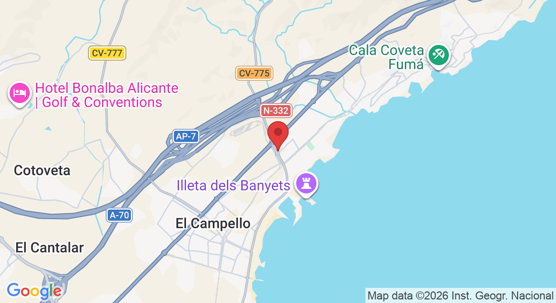 Carrer de Muro, 1, 03560 El Campello, Alicante, Spain