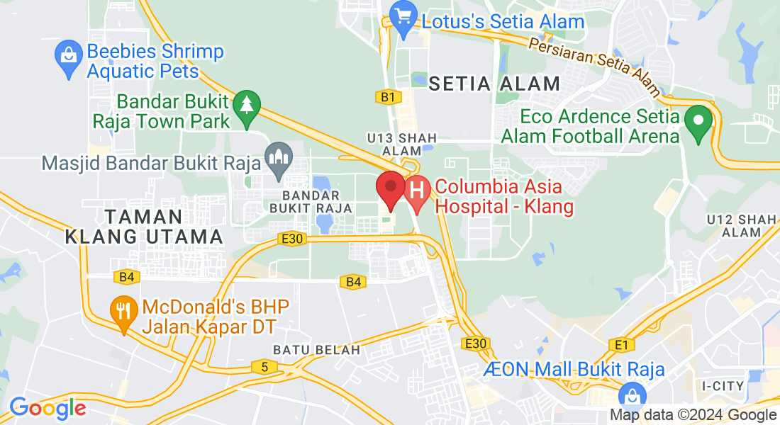 27A, Jalan Rodat 2/KU5, Bandar Bukit Raja, 41050 Klang, Selangor, Malaysia