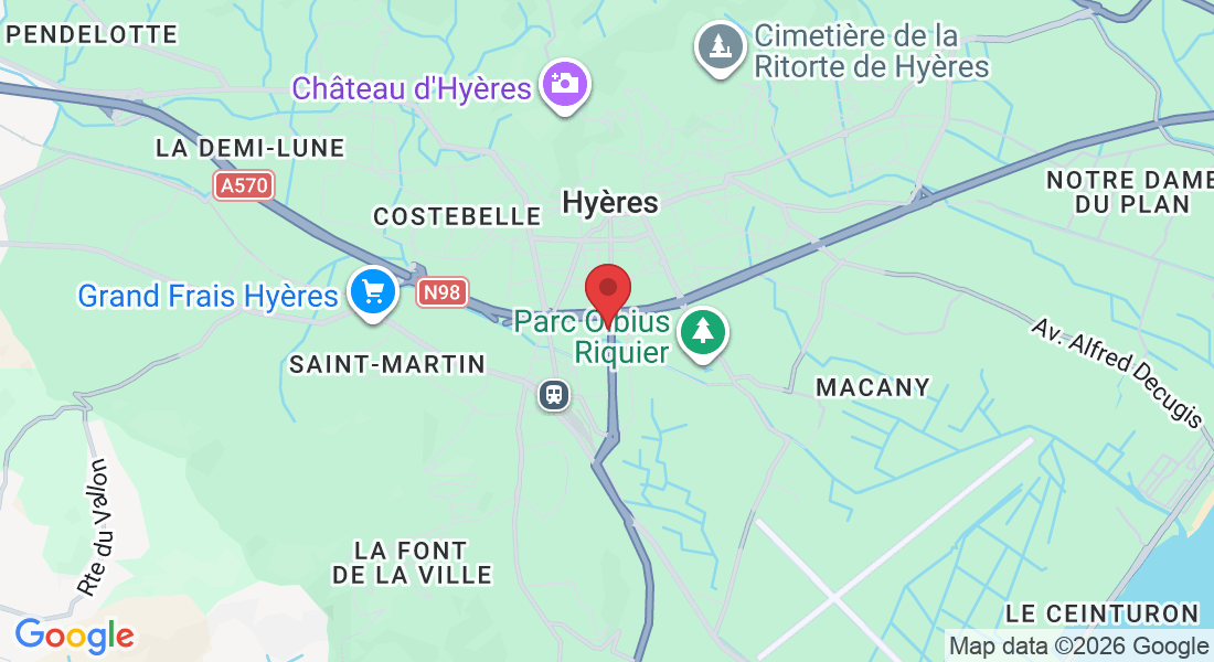 5 Av. Edith Cavell, 83400 Hyères, France
