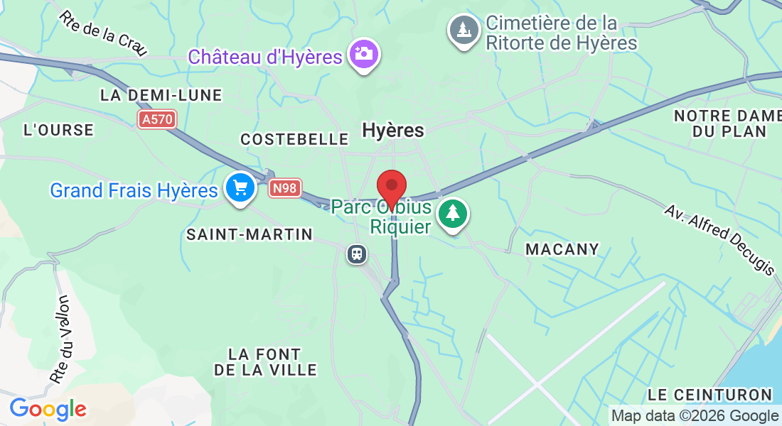 5 Av. Edith Cavell, 83400 Hyères, France