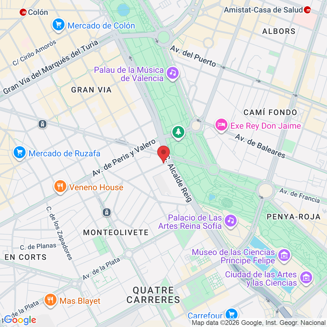 Carrer de Lluís Oliag, 77, Quatre Carreres, 46006 València, Valencia, España