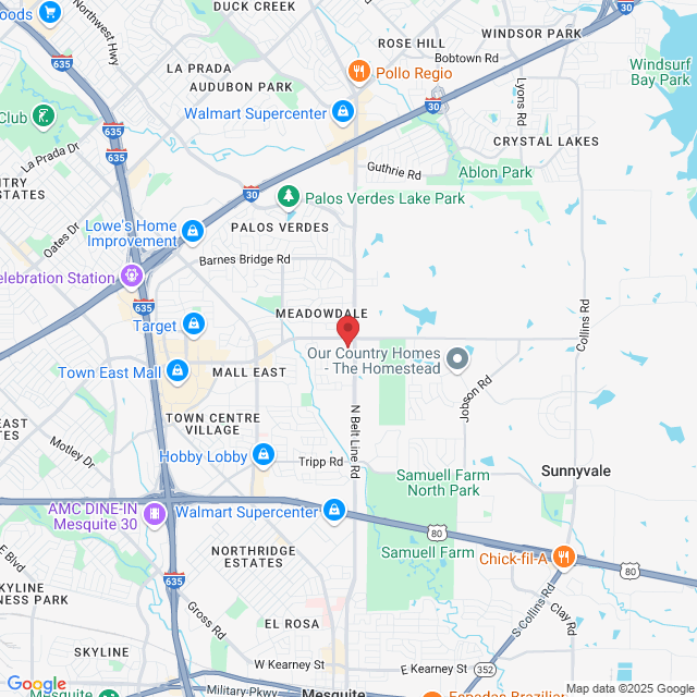 3501 N Belt Line Rd Suite 105, Sunnyvale, TX 75182, USA