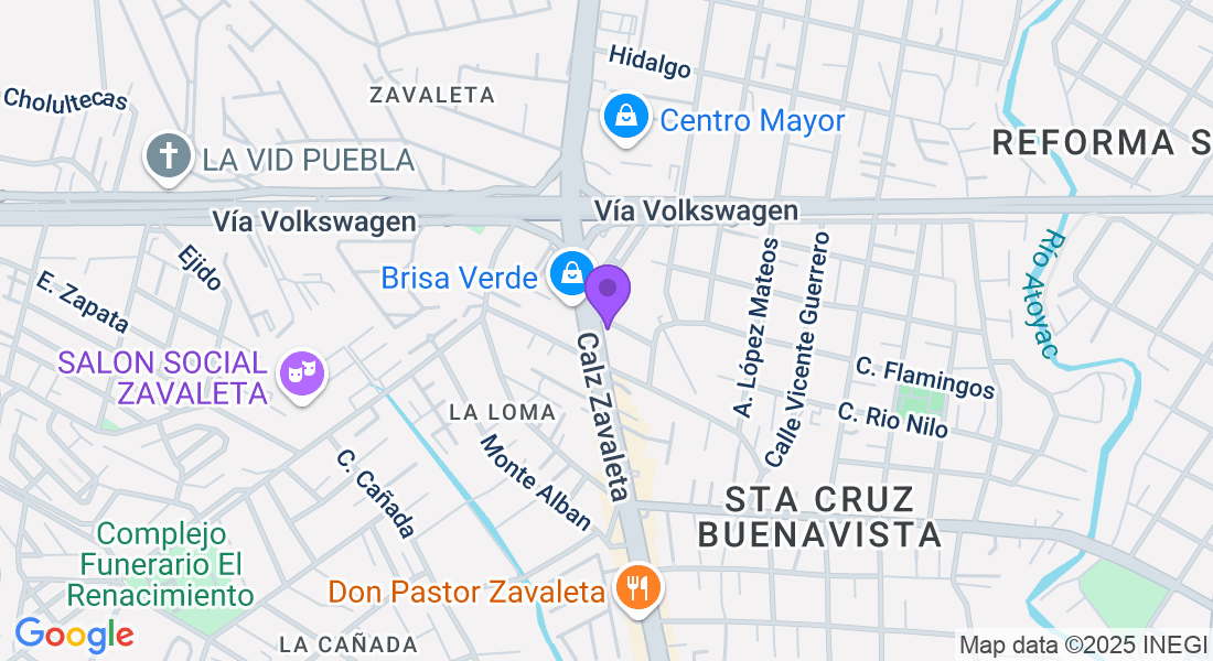 Calz Zavaleta 1115, Sta Cruz Buenavista, 72150 Heroica Puebla de Zaragoza, Pue., México