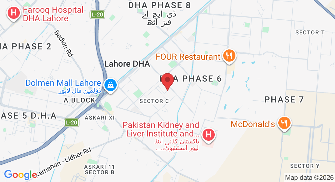 Building 108, CCA 1, Sector C DHA Phase, Lahore, Lahore, Pakistan
