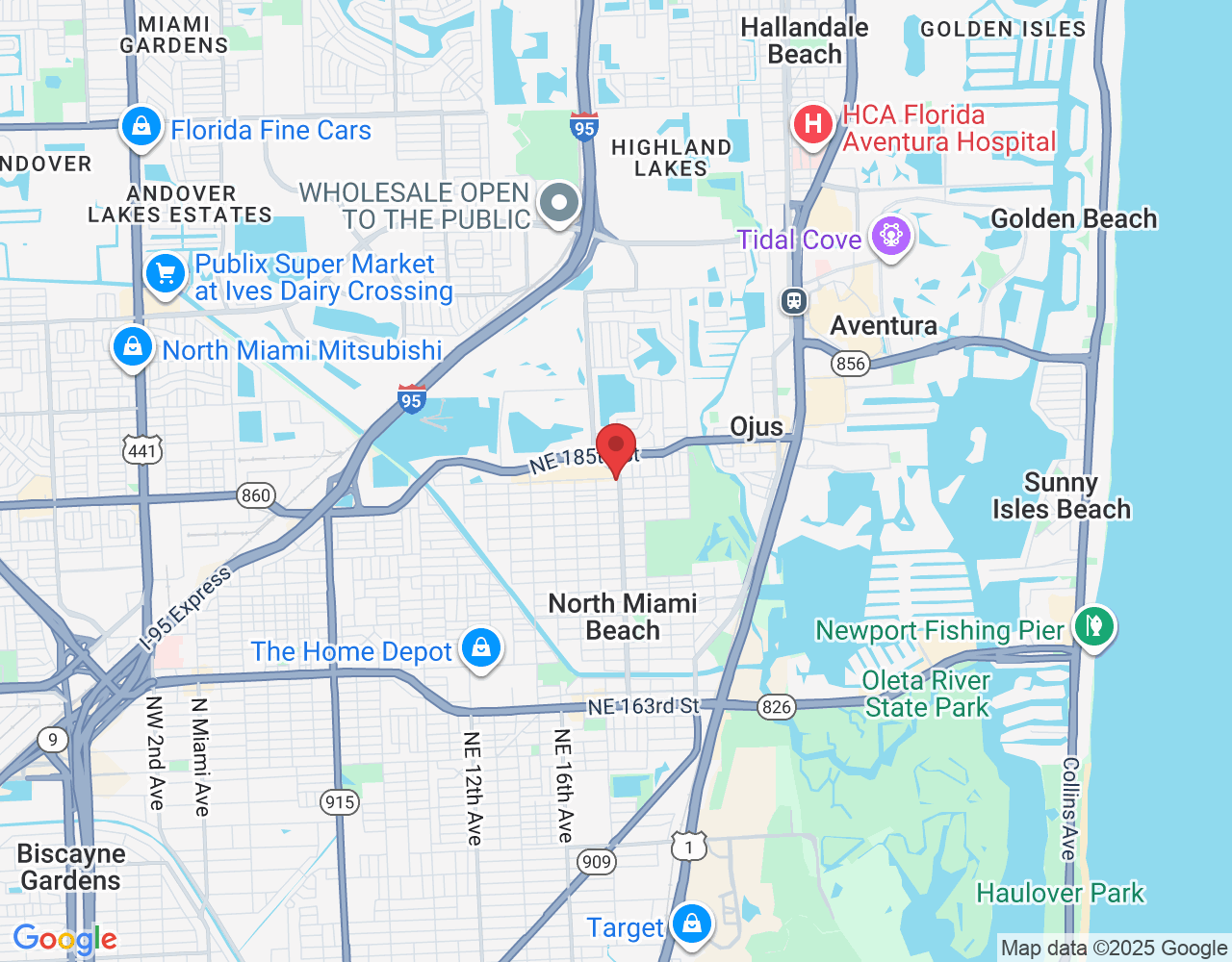 18260 NE 19th Ave ste 104, North Miami Beach, FL 33162, USA
