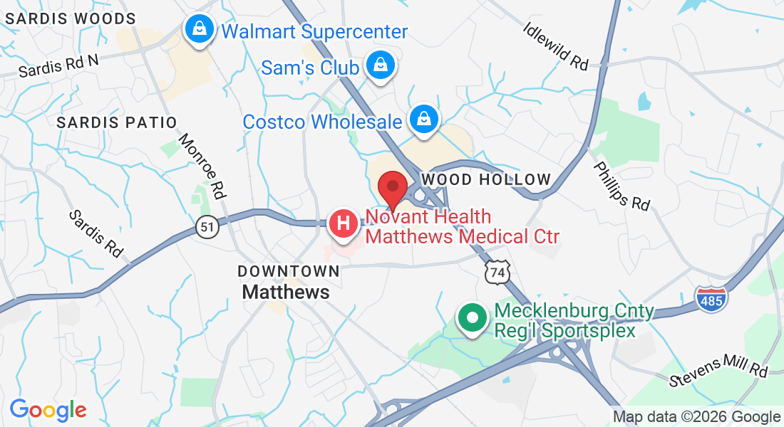 10550 Independence Pointe Pkwy #100, Matthews, NC 28105, USA