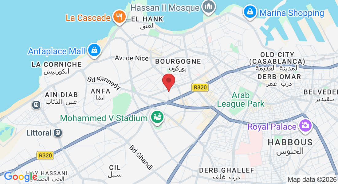 H9R4+5FW, Rue Bab Chellah, Casablanca 20250, Morocco