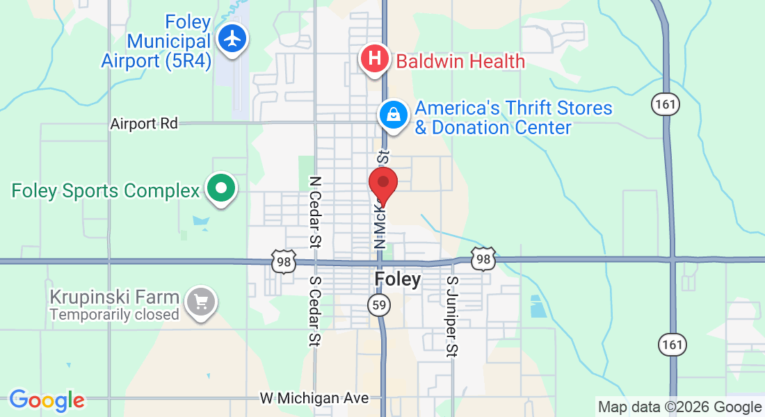 620 N McKenzie St suite 200, Foley, AL 36535, USA