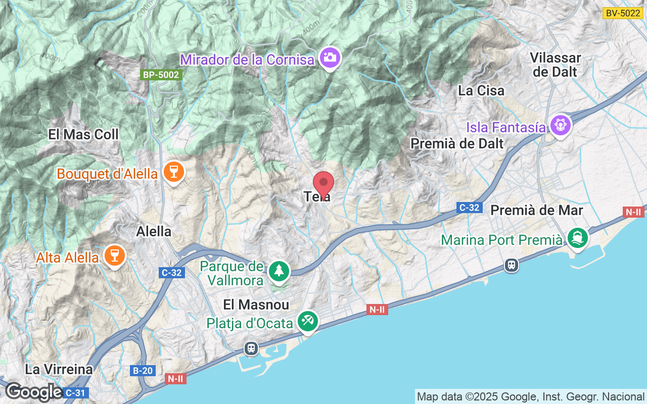 Passeig de la Riera, 12, 08329 Teià, Barcelona, España