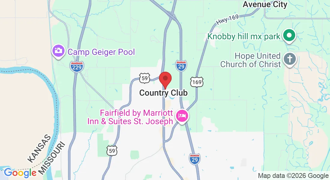 6503 N Belt Hwy, Country Club, MO 64506, USA