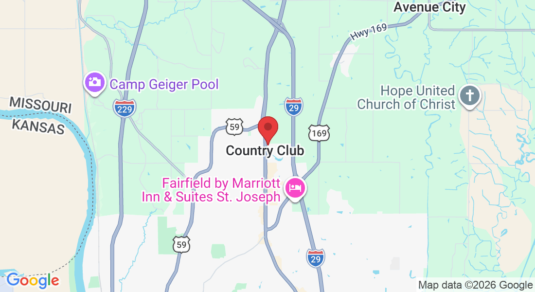 6503 N Belt Hwy, Country Club, MO 64506, USA