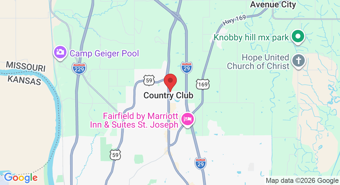 6503 N Belt Hwy, Country Club, MO 64506, USA