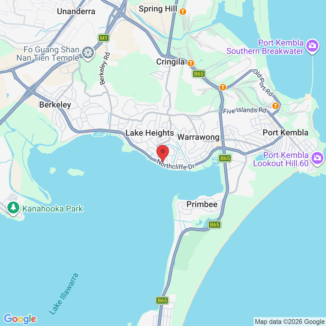 282 Northcliffe Dr, Lake Heights NSW 2502, Australia