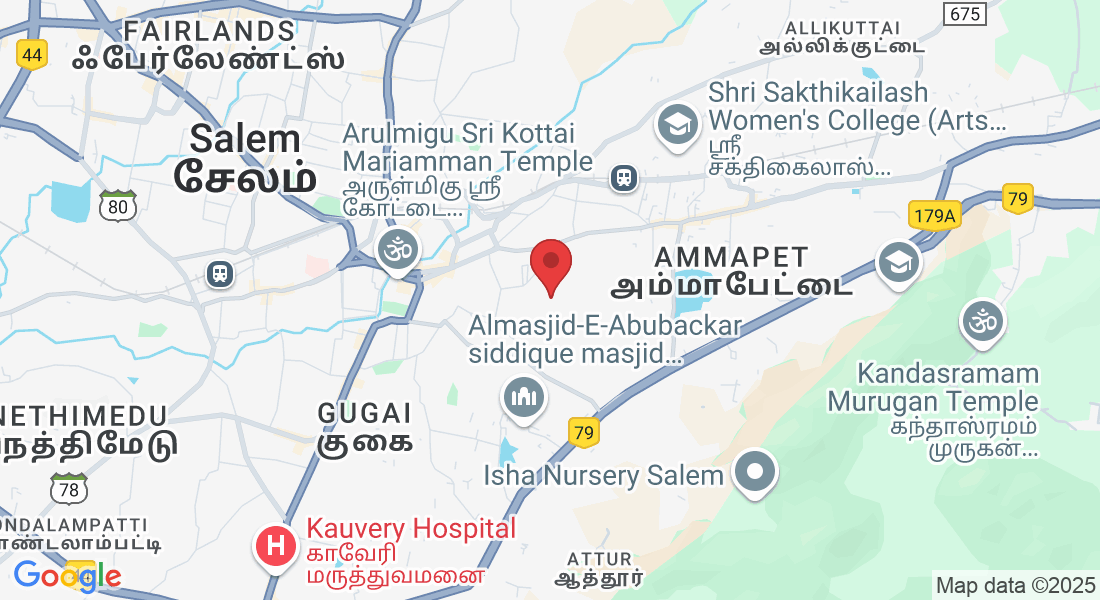 96, 30/96, Pachapatty Main Rd, Vidhya Nagar, Pachapatti, Salem, Tamil Nadu 636003, India