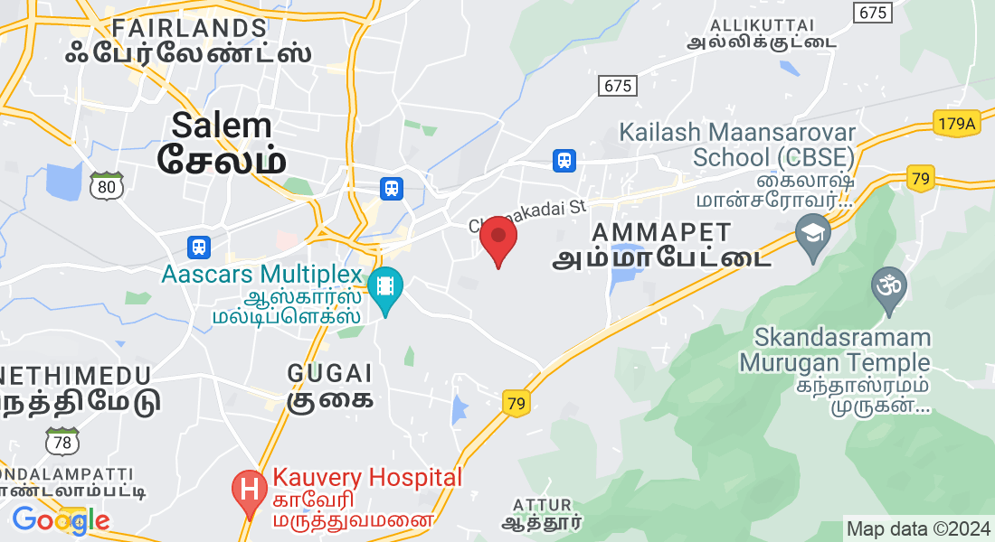 96, 30/96, Pachapatty Main Rd, Vidhya Nagar, Pachapatti, Salem, Tamil Nadu 636003, India