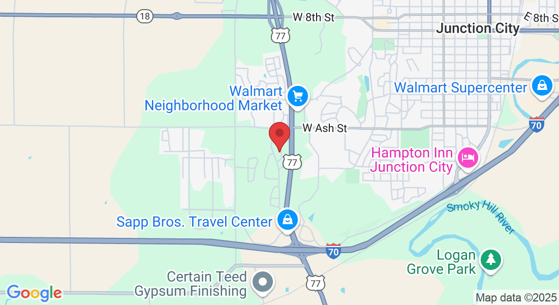 1102 Coyote Dr, Junction City, KS 66441, USA