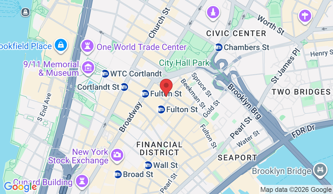 139 Fulton St suite 600, 6th floor, New York, NY 10038, США